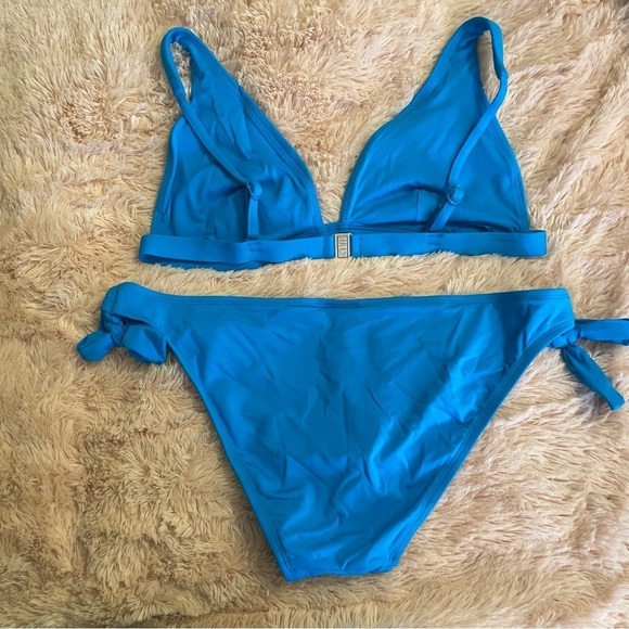 New JETS Australia by Jessika Allen Bikini Set Cobalt Blue Gold Size 12 NWT #277 - Picture 5 of 12